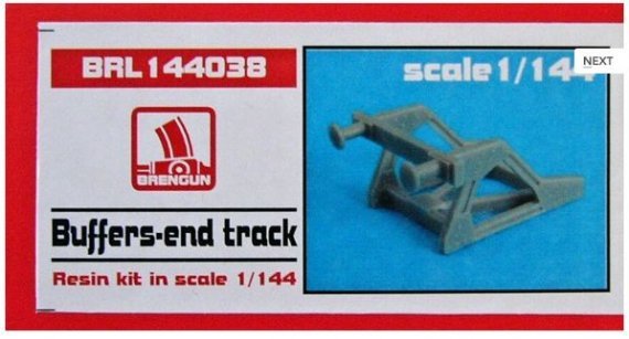 1/144 Buffers-end track (resin kit)