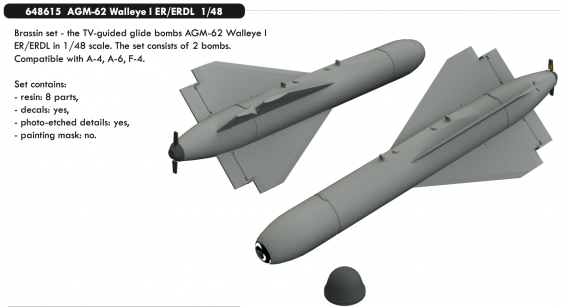 Brassin 1/48 AGM-62 Walleye I ER/ERDL