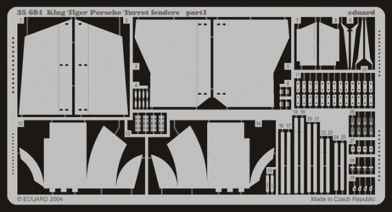 King Tiger Porsche fenders  (DRA)