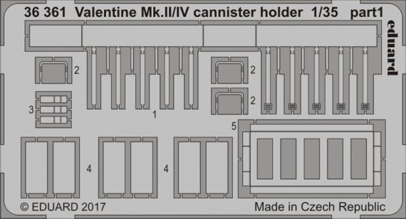 SET Valentine Mk.II/IV cannister holder