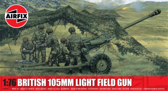 1/76 British 105mm light field gun