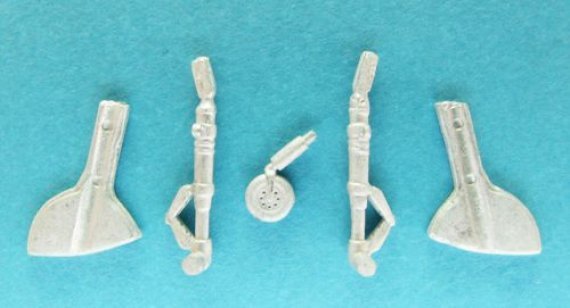 1/72 Supermarine Spitfire Mk.IXc/PR Mk.XIX Landing Gear