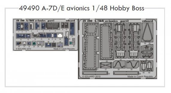 1/48 A-7D/E avionics (HOBBYB)