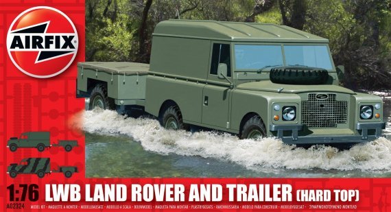 Airfix Land Rover LWB Hard Top 1/76 Modellbausatz