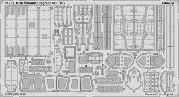 1/72 SET B-26 Marauder upgrade set