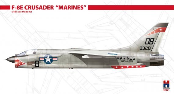 1/48 Vought F-8E Crusader Marines