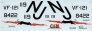 Cam Decals 1/32 McDonnell F-4B Phantom VF-121