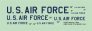 1/144 Decals US Air Force lettering Blue 2 sets image 1