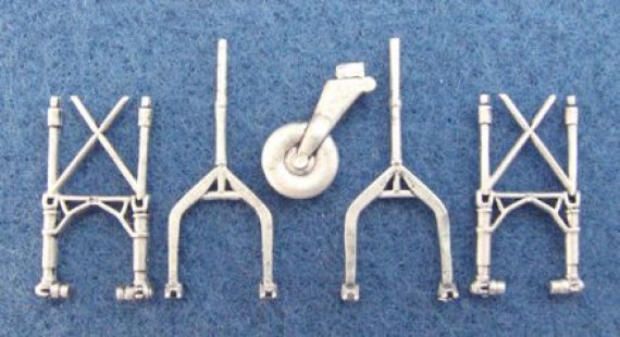 Carrello d'atterraggio metallo 1/72 Douglas DC-3 C-47