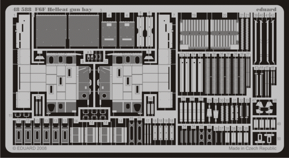 Eduard F6F Hellcat gun bay