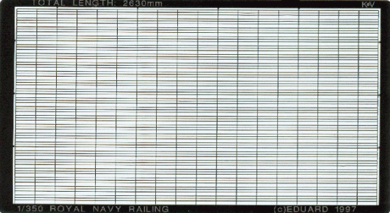 Royal Navy Railing  1/350