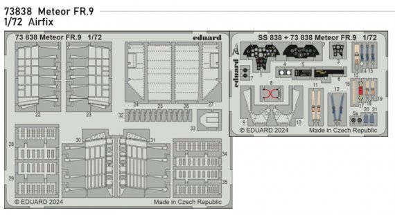 1/72 SET Meteor FR.9 for Airfix