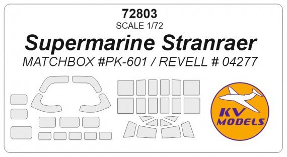 1/72 Supermarine Stranraer masks for Matchbox and Revell