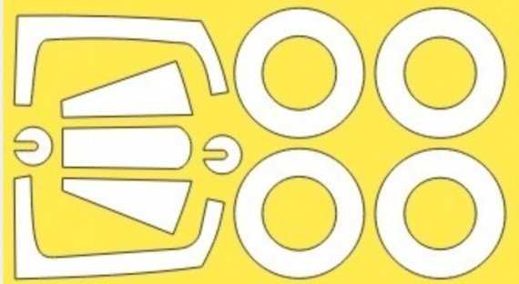 1/72 J29A/B/F Tunnan paint mask for Tarangus