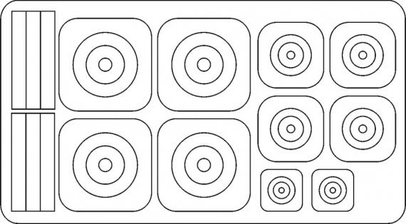 1/72 Roundels for Pzl P.24G Greek service