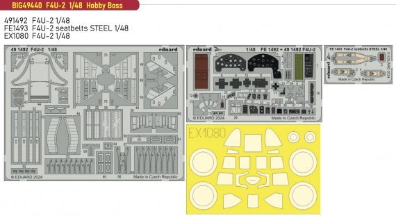 1/48 F4U-2 BigEd Set for Hobby Boss