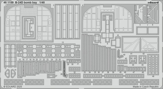 1/48 SET B-24D bomb bay for Hobby Boss