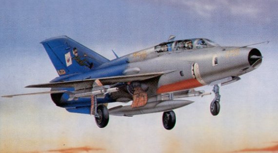 Trumpeter MiG-21UM Mongol B 1/32