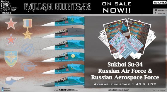 1/72 Fallen Hunters: Russian Sukhoi Su-34