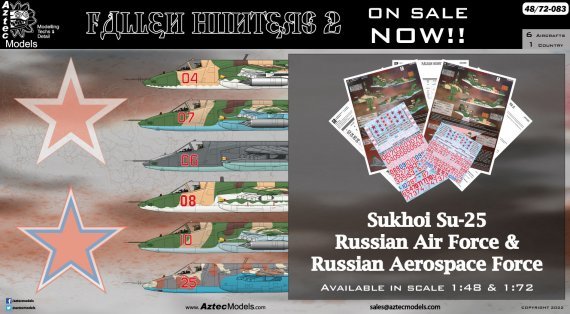 1/72 Fallen Hunters 2 Russian Sukhoi Su-25