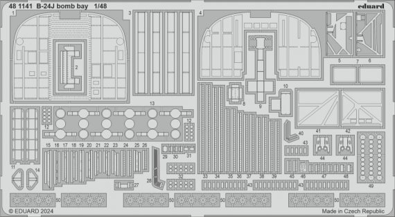 1/48 SET B-24J bomb bay for Hobby Boss