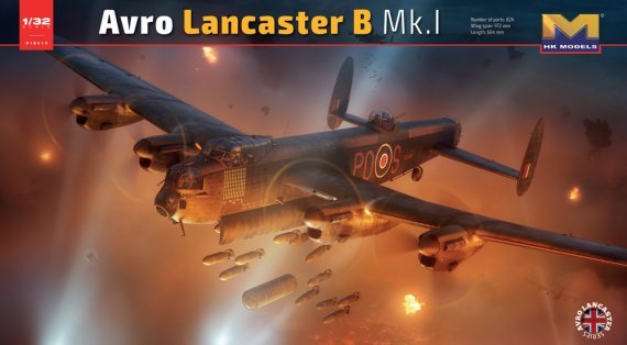 1/32 Avro Lancaster B.I/III Limited Edition with clear fuselage