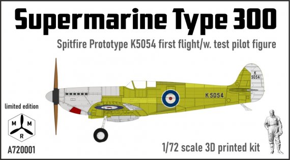 IBG MODELS 1/72 Spitfire Prototype K5054 Stage 1