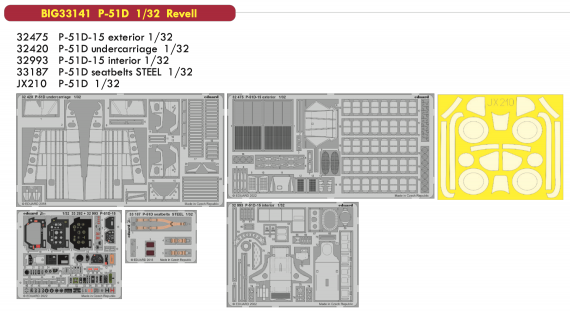 1/32 P-51D-15 BigEd Set