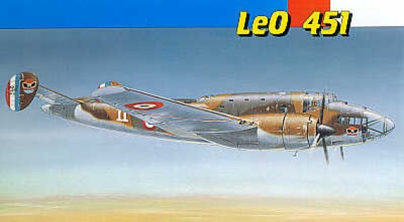Smer 1/72 Liore et Olivier LeO 451 ex Heller