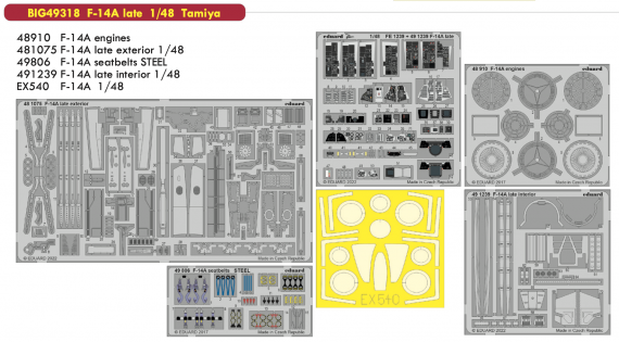 1/48 F-14A late BigEd Set