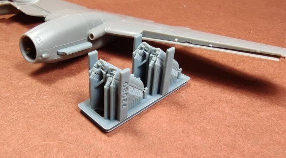 1/72 Messerschmitt Me-410A-1/U-2 & U4 exhausts for Airfix