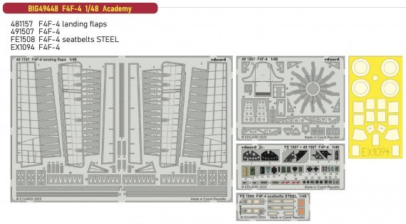1/48 F4F-4 for Academy BigEd Set