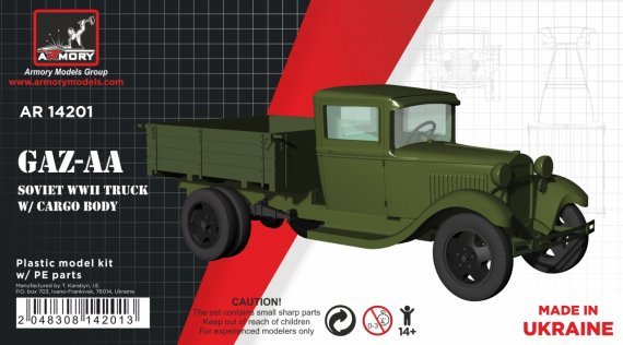 1/144 GAZ-AA Soviet WWII cargo truck