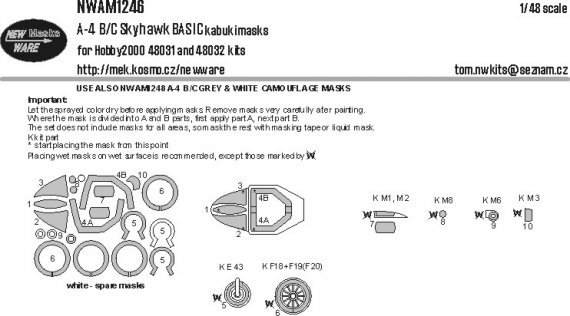 1/48 Mask A-4 B/C Skyhawk BASIC H.2000