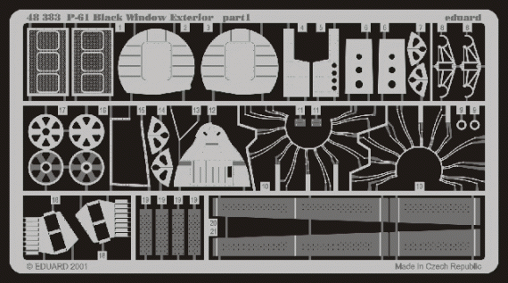 P-61 Black Widow exterior  (REV/MON)