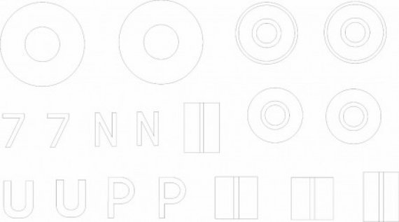 1/48 Hawker Sea Hurricane Mk.IIc masks