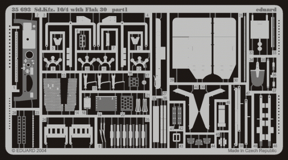 Sd.Kfz.10/4 with Flak 30  (ITA)