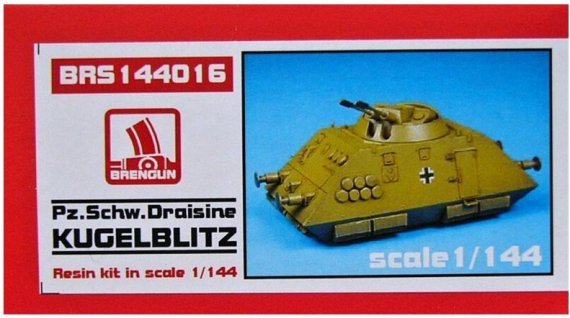1/144 Pz.Schwere Draisine KUGELBLITZ (full kit)