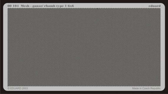 Mesh gauze rhomb type 6x6