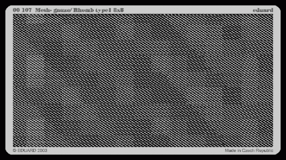 Eduard Mesh  gauze/ Rhomb type 1 8x8