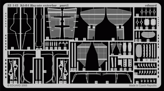 Ki-84 Hayate exterior  (HAS)