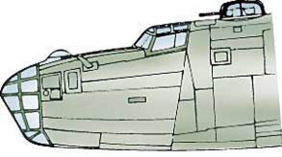 1/72 B-24D Vacuform Canopy For cockpit, nose, astrodome, dorsal