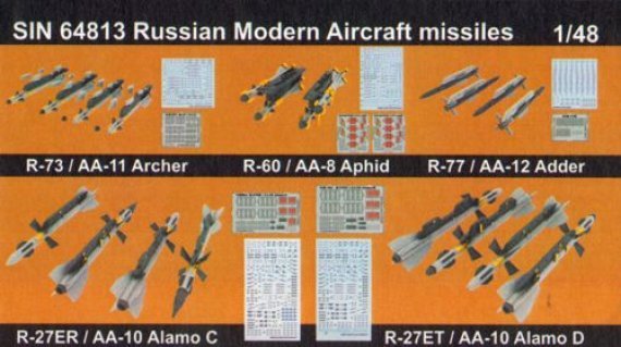 BIGSIN 1/48 RUSSIAN MODERN AIRCRAFT MISSILES