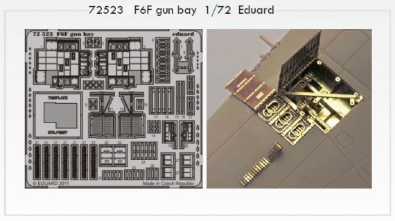 1/72 F6F gun bay