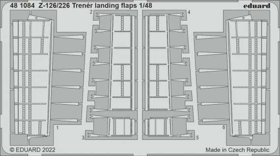 1/48 SET Z-126/226 Trenr landing flaps