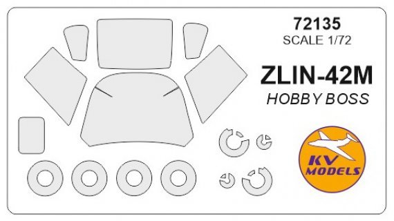 1/72 Zlin-42M + wheels masks