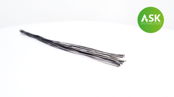 Lead Wire Halfround 0,4 x 0,25 x 140 mm