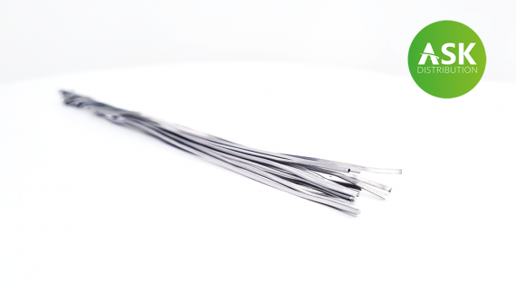 Lead Wire Halfround 1,0 x 0,7 x 140 mm