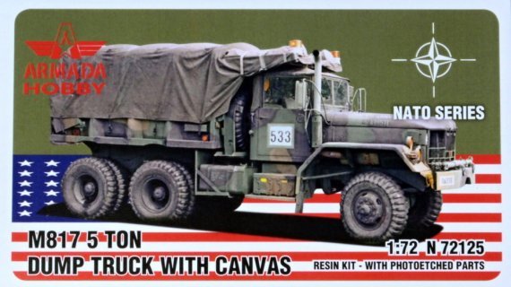 1/72 M817 5-ton Dump Truck with Canvas