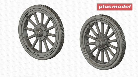 1/35 Canadian MG carrier wheels pattern A